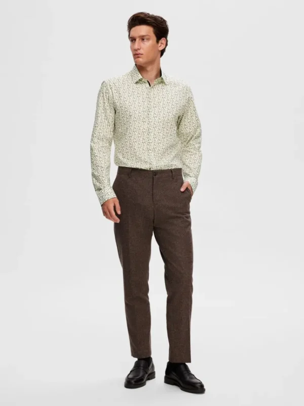 Skjorter>SELECTED SLIM FIT SKJORTE Green