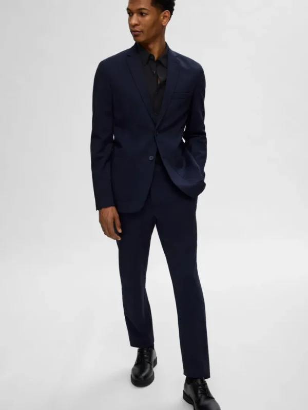 Skjorter>SELECTED SLIM FIT SKJORTE Black