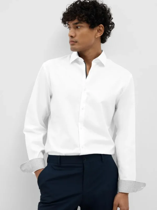 Skjorter>SELECTED SLIM FIT SKJORTE White