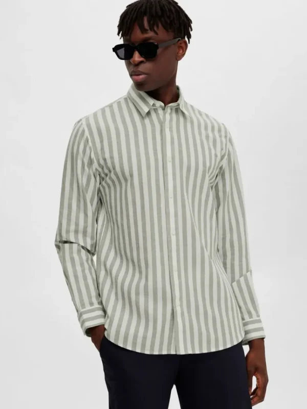 Skjorter>SELECTED SLIM FIT SKJORTE Green