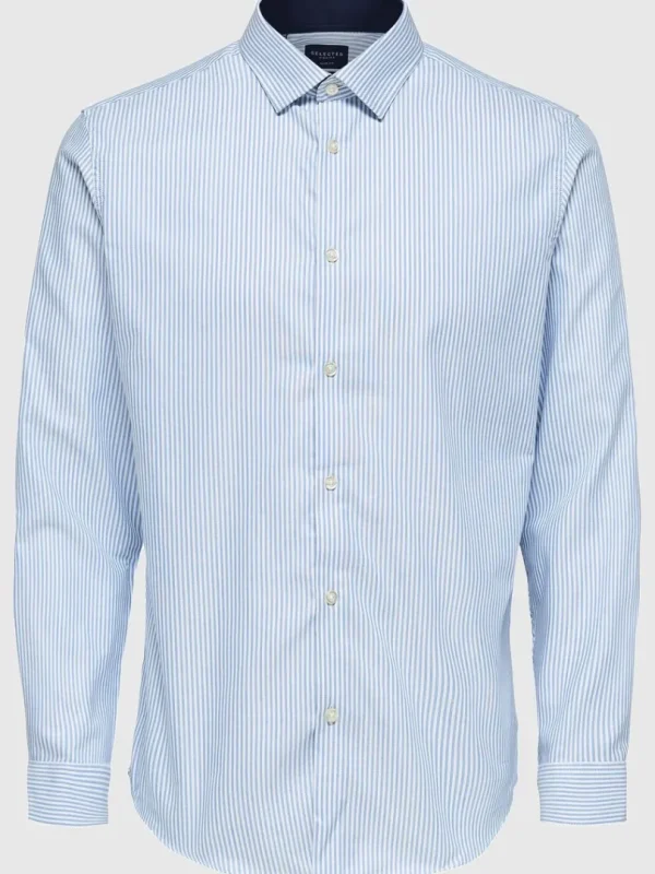 Skjorter>SELECTED SLIM FIT SKJORTE Blue