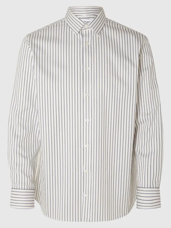 Skjorter>SELECTED SLIM FIT SKJORTE Grey