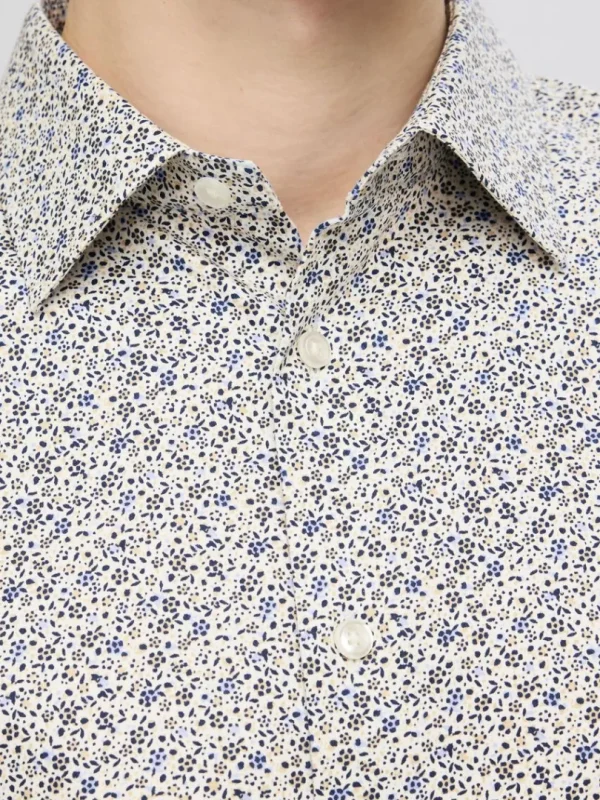 Skjorter>SELECTED SLIM FIT SKJORTE Beige
