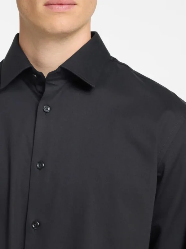Skjorter>SELECTED SLIM FIT SKJORTE Black