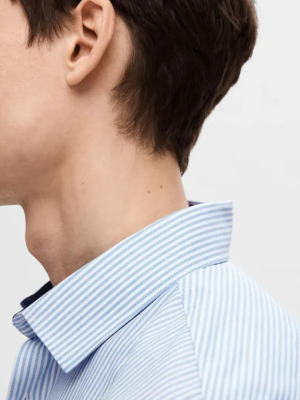 Skjorter>SELECTED SLIM FIT SKJORTE Blue