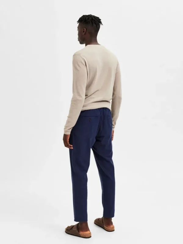 Bukser>SELECTED SLIM FIT TAPERED BUKSER Blue