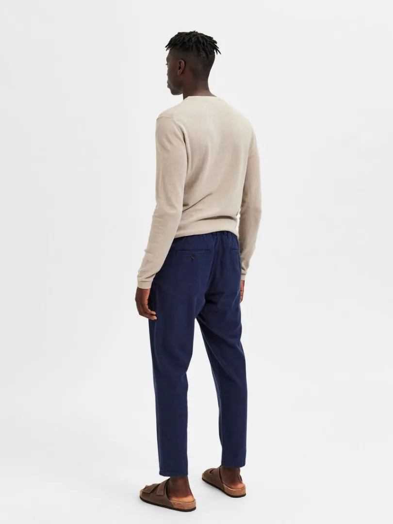 slim_fit_tapered_bukser_1-3.webp Bukser>SELECTED SLIM FIT TAPERED BUKSER Blue