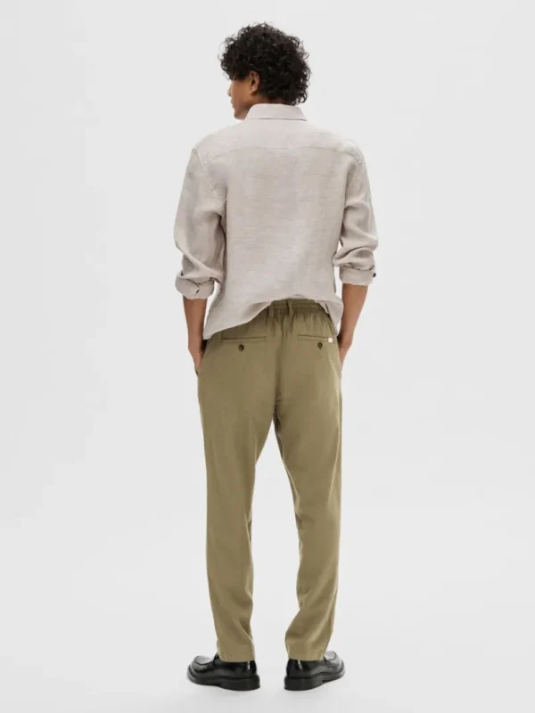 Bukser>SELECTED SLIM FIT TAPERED BUKSER Green