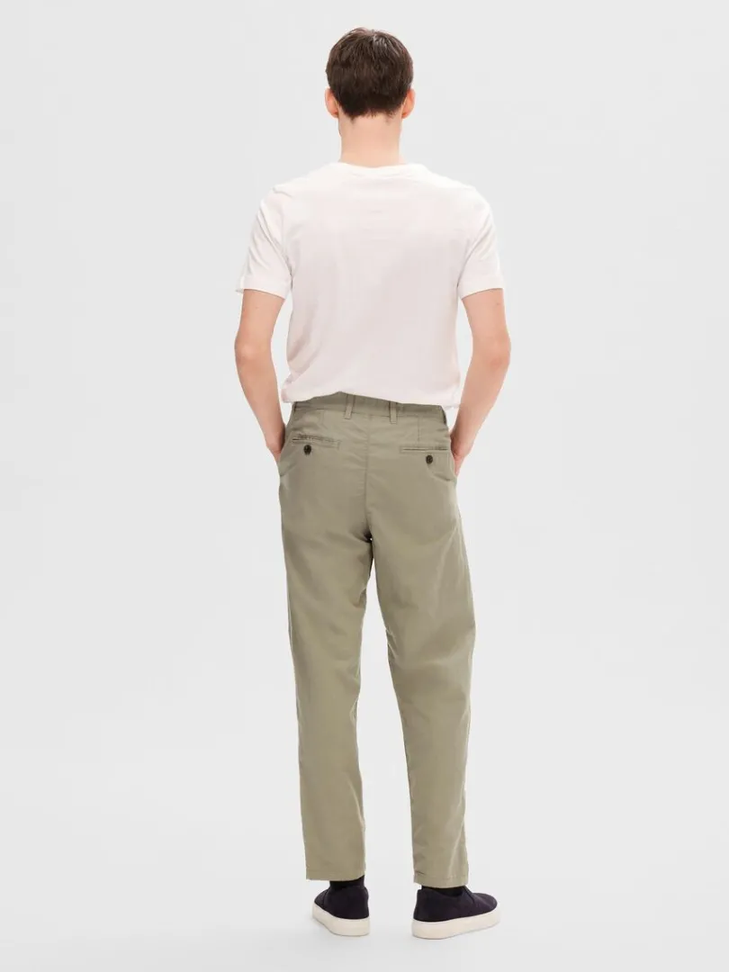 slim_fit_tapered_bukser_1.webp Bukser>SELECTED 172 SLIM FIT TAPERED BUKSER Green