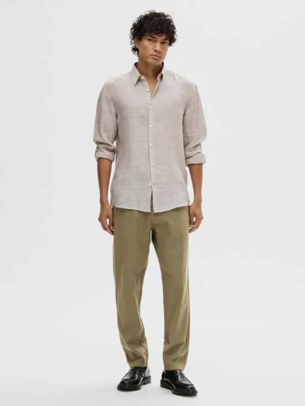 Bukser>SELECTED SLIM FIT TAPERED BUKSER Green