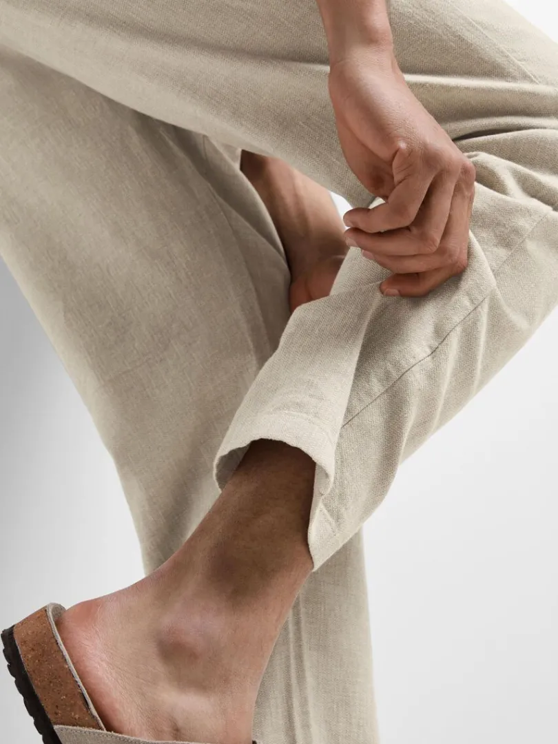slim_fit_tapered_bukser_3-2.webp Bukser>SELECTED SLIM FIT TAPERED BUKSER Green