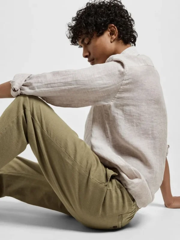 Bukser>SELECTED SLIM FIT TAPERED BUKSER Green