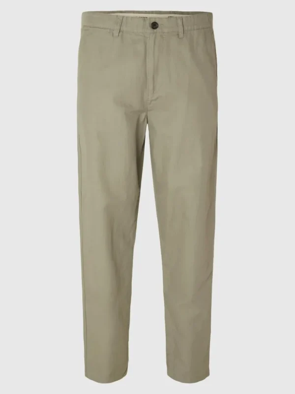 Bukser>SELECTED 172 SLIM FIT TAPERED BUKSER Green