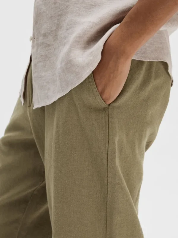 Bukser>SELECTED SLIM FIT TAPERED BUKSER Green