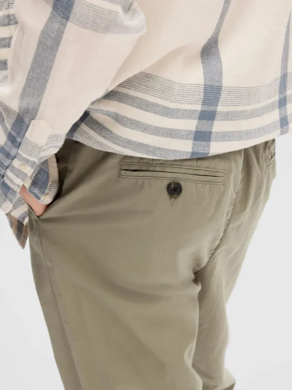 Bukser>SELECTED 172 SLIM FIT TAPERED BUKSER Green