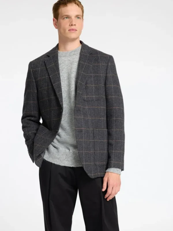 Jakkesæt & Blazers>SELECTED SLIM FIT TERNET BLAZER Grey