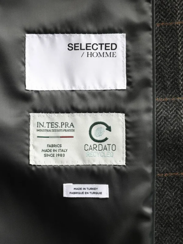 Jakkesæt & Blazers>SELECTED SLIM FIT TERNET BLAZER Grey