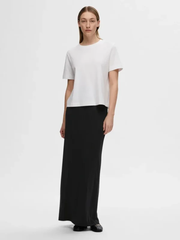 Nederdele>SELECTED SLIM MAXINEDERDEL Black
