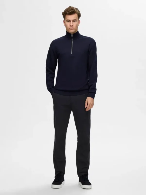 Bukser>SELECTED 175 SLIM-FIT BØRSTET CHINOS Black