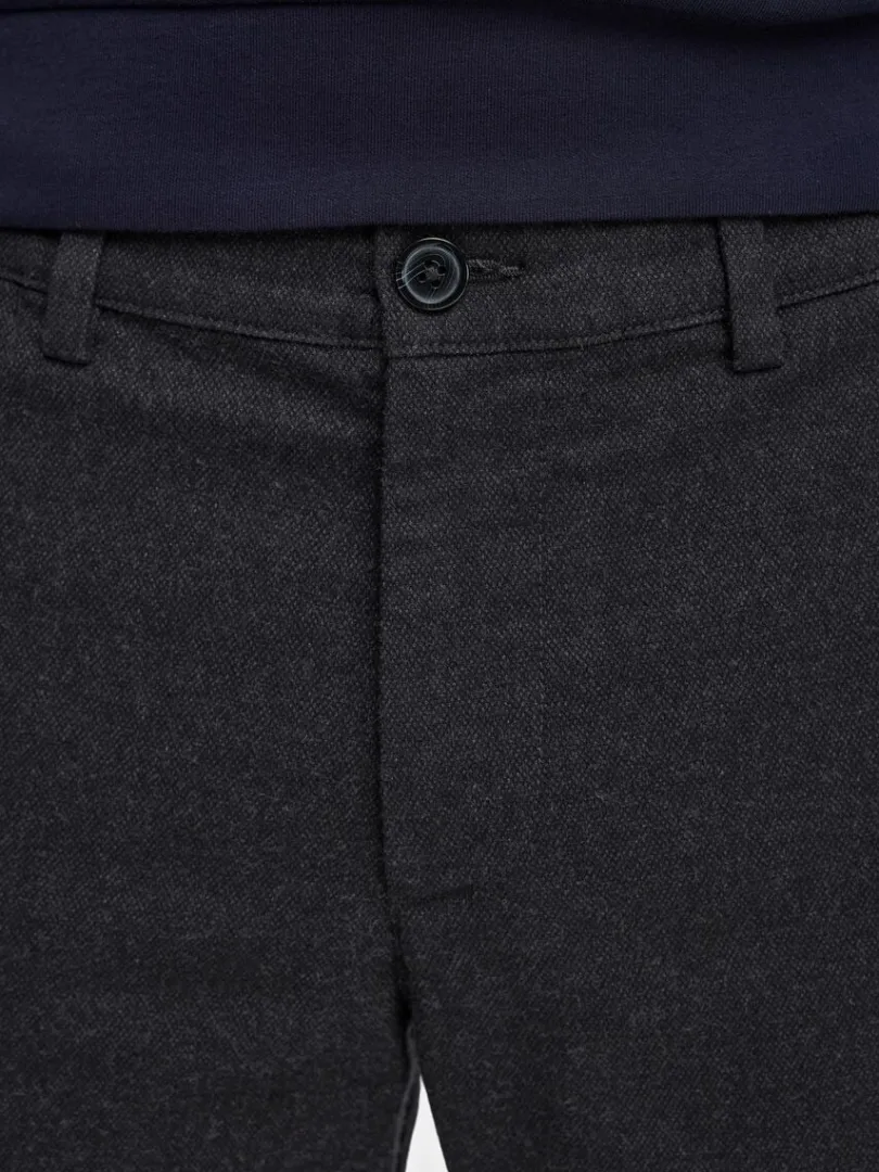 slimfit_brstet_chinos_5-2.webp Bukser>SELECTED 175 SLIM-FIT BØRSTET CHINOS Black