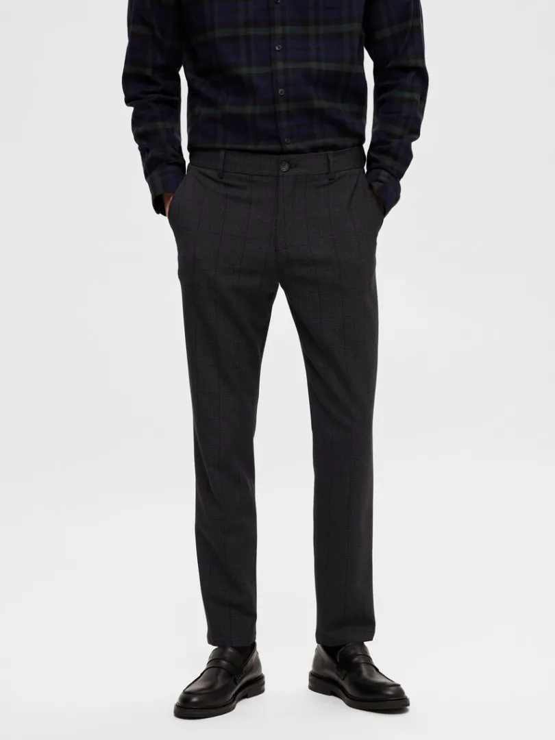 slimfit_bukser_0-8.webp Bukser | Jakkesæt & Blazers>SELECTED 175 SLIM-FIT BUKSER Grey