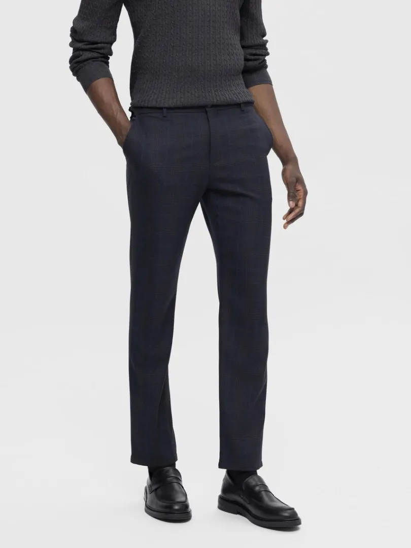 slimfit_bukser_0-9.webp Bukser | Jakkesæt & Blazers>SELECTED 175 SLIM-FIT BUKSER Blue