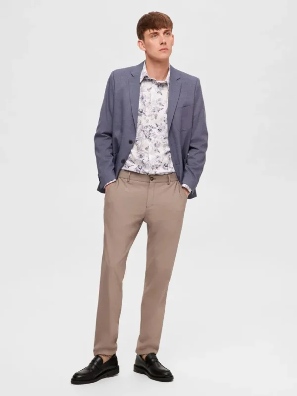 Bukser>SELECTED 175 SLIM-FIT BUKSER Beige