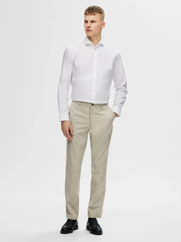 Bukser>SELECTED 175 SLIM-FIT BUKSER Beige