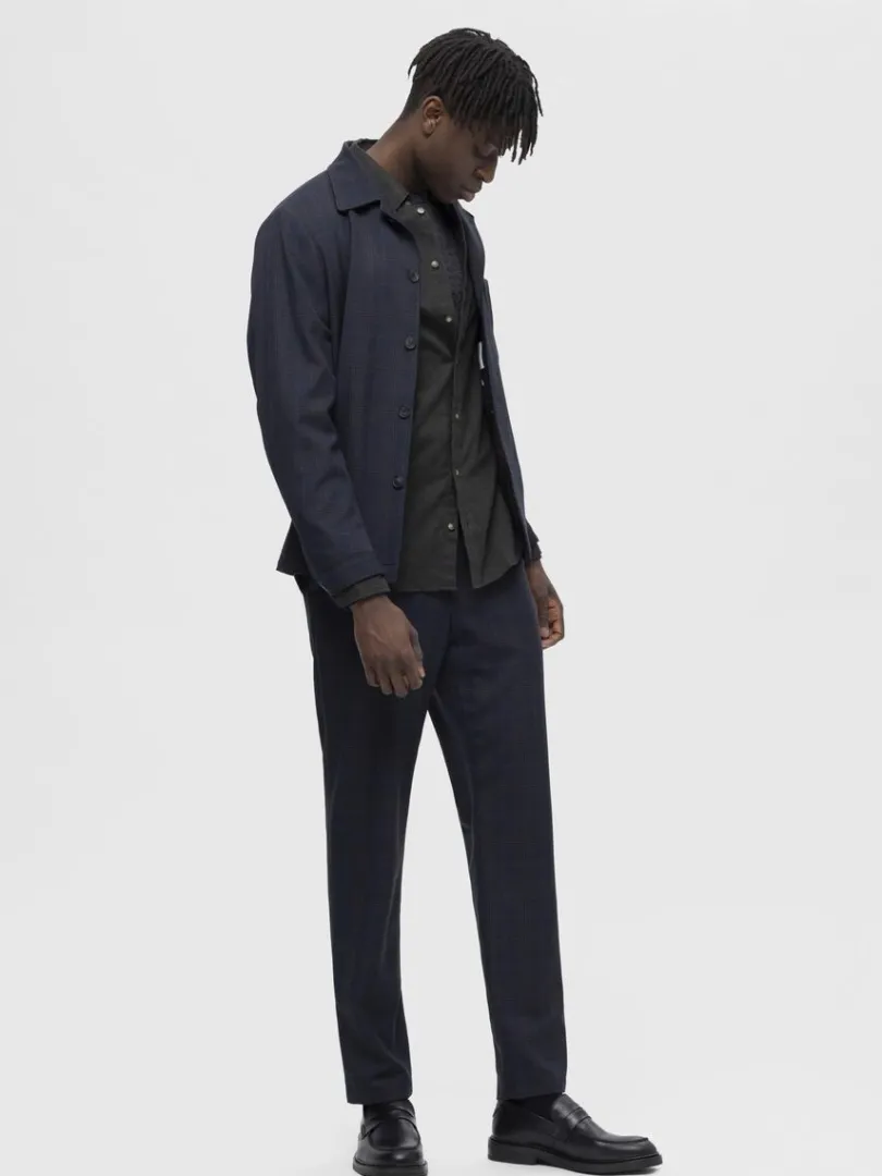 slimfit_bukser_2-9.webp Bukser | Jakkesæt & Blazers>SELECTED 175 SLIM-FIT BUKSER Blue