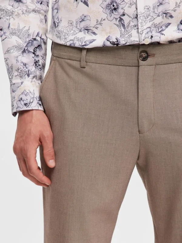 Bukser>SELECTED 175 SLIM-FIT BUKSER Beige