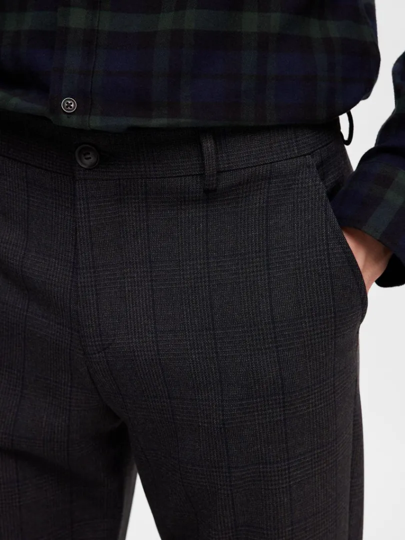 slimfit_bukser_4-8.webp Bukser | Jakkesæt & Blazers>SELECTED 175 SLIM-FIT BUKSER Grey