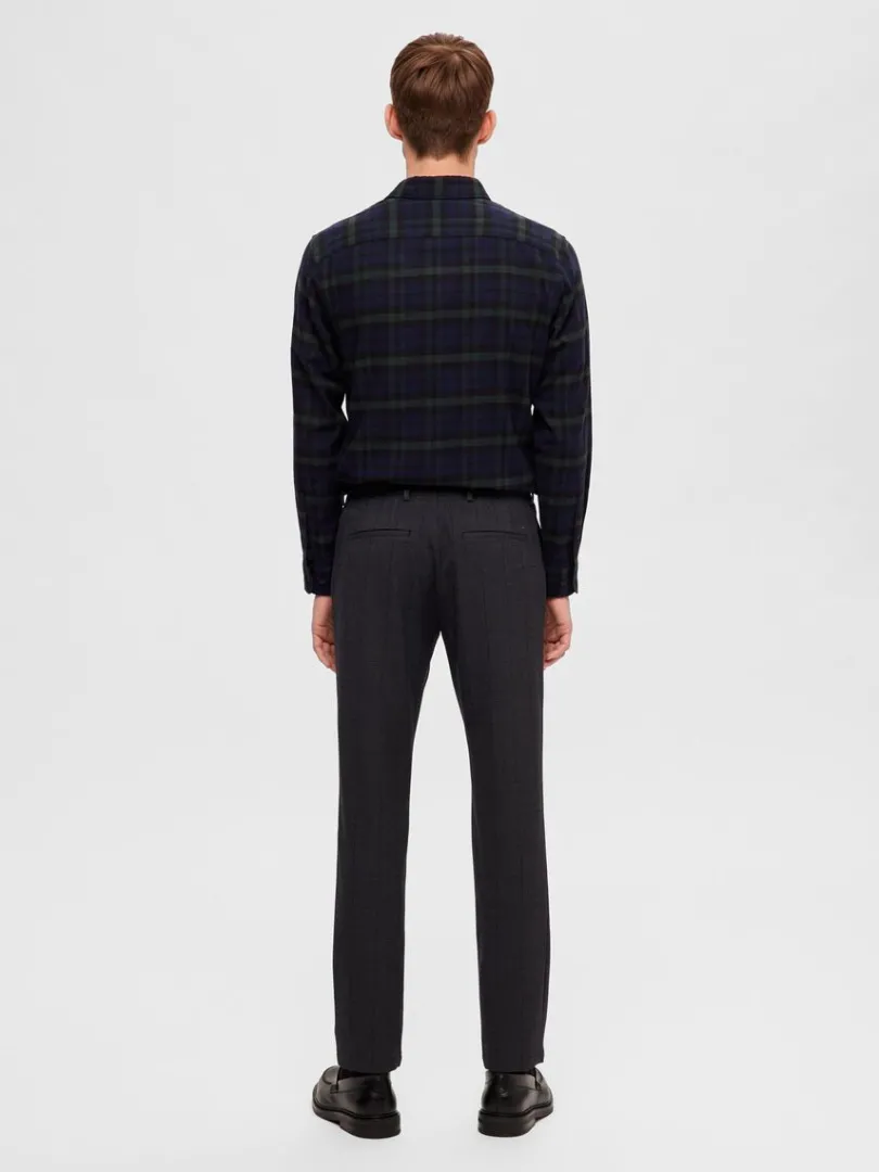 slimfit_bukser_5-8.webp Bukser | Jakkesæt & Blazers>SELECTED 175 SLIM-FIT BUKSER Grey