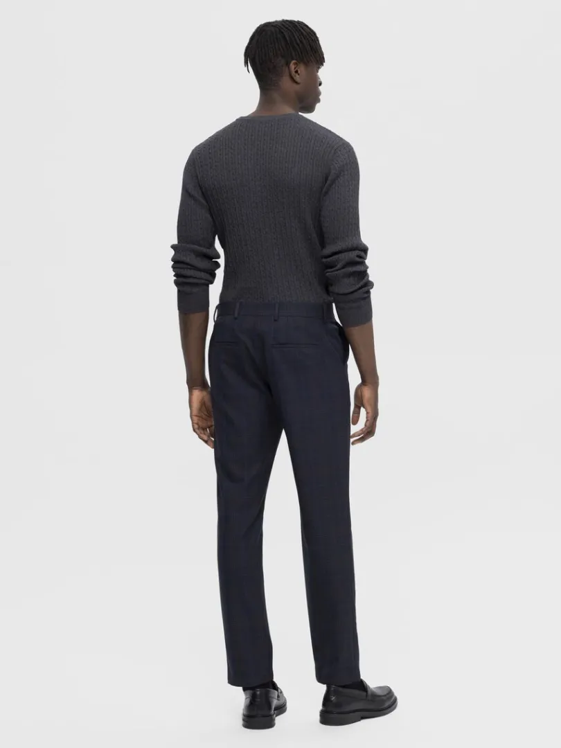 slimfit_bukser_5-9.webp Bukser | Jakkesæt & Blazers>SELECTED 175 SLIM-FIT BUKSER Blue