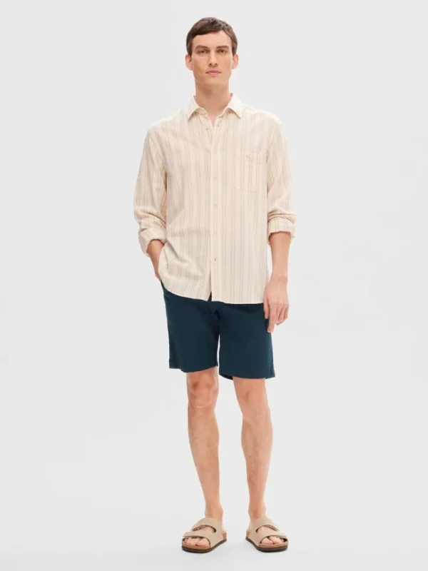 Shorts>SELECTED SLIM-FIT CHINOSHORTS Blue