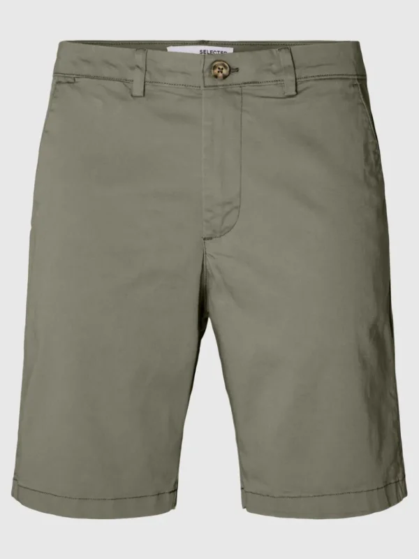 Shorts>SELECTED SLIM-FIT CHINOSHORTS Brown