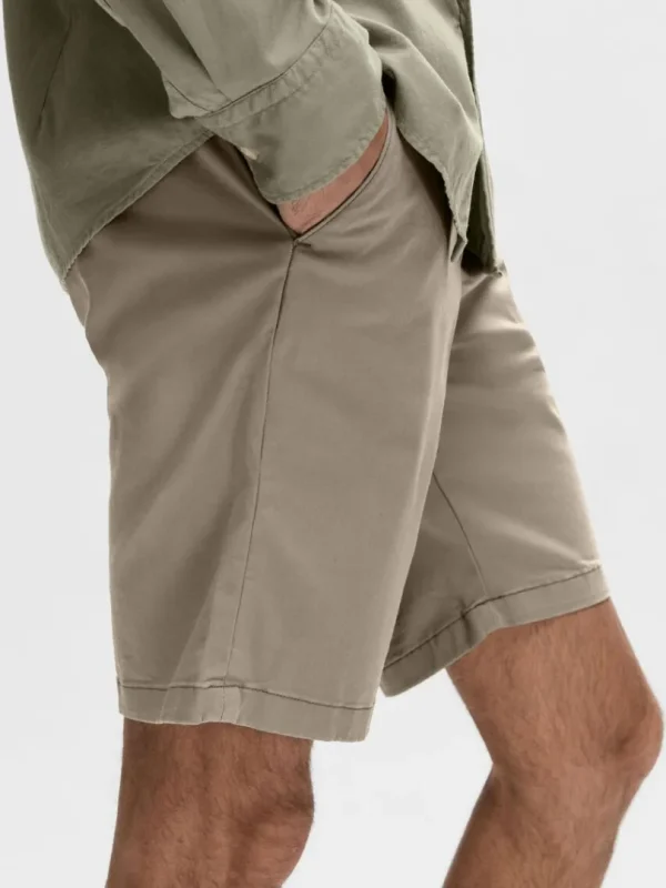 Shorts>SELECTED SLIM-FIT CHINOSHORTS Brown