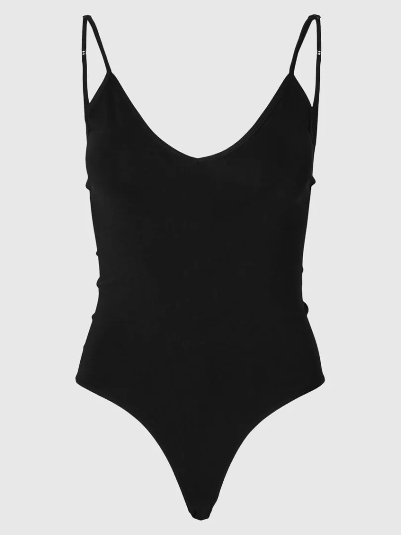 smls_shapewear_bodysuit_0.webp Toppe Og Bluser>SELECTED SØMLØS SHAPEWEAR BODYSUIT Black