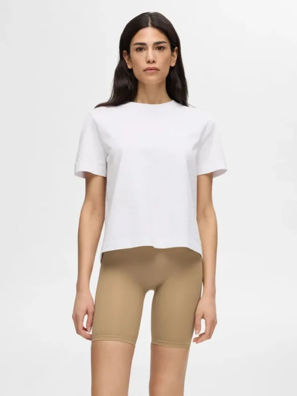 Shorts>SELECTED SØMLØS SHAPEWEAR SHORTS Beige