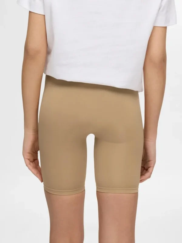 Shorts>SELECTED SØMLØS SHAPEWEAR SHORTS Beige