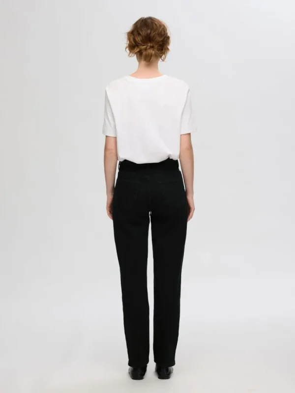 Jeans>SELECTED SORT STRAIGHT FIT JEANS Black