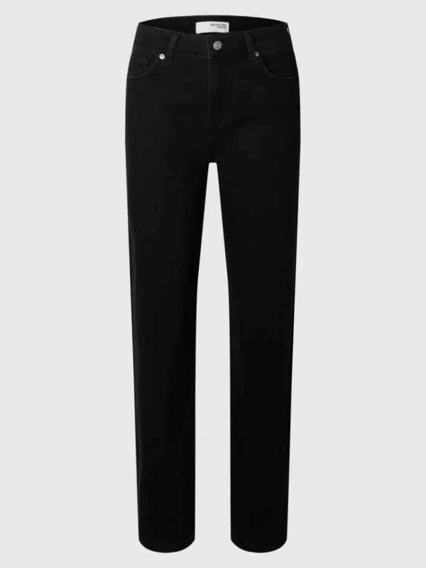Jeans>SELECTED SORT STRAIGHT FIT JEANS Black