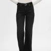 Jeans>SELECTED SORT WIDE FIT JEANS Black