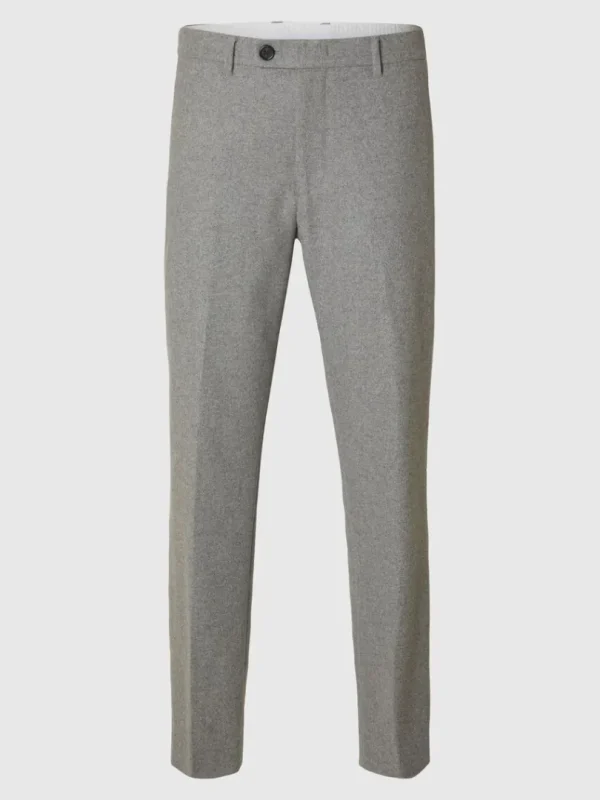 Bukser>SELECTED 196 STRAIGHT FIT BUKSER Grey