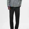 Bukser>SELECTED 196 STRAIGHT FIT BUKSER Black