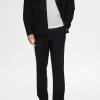 Bukser>SELECTED STRAIGHT FIT BUKSER Black