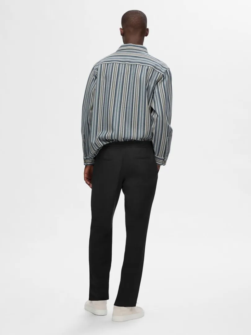 straight_fit_bukser_1-5.webp Bukser>SELECTED 196 STRAIGHT FIT BUKSER Black
