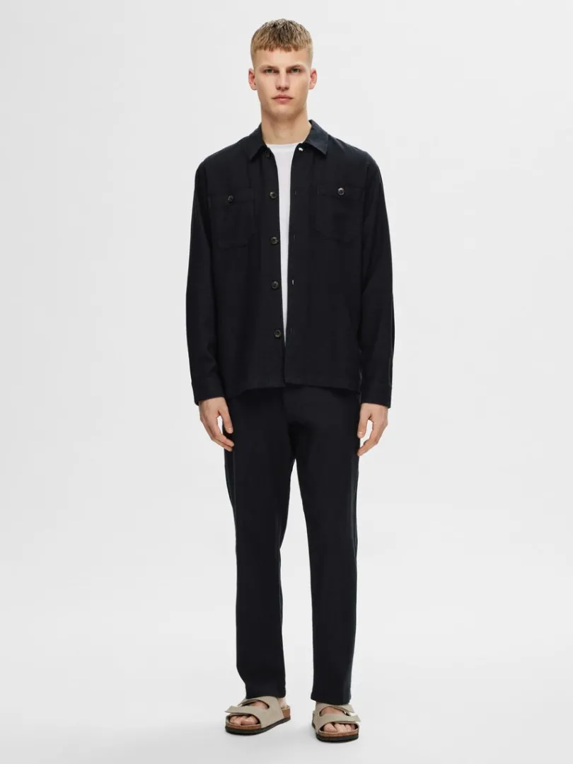straight_fit_bukser_2-8.webp Bukser>SELECTED STRAIGHT FIT BUKSER Black