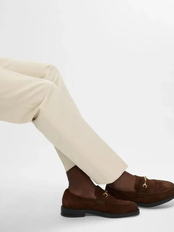 Bukser | Jakkesæt & Blazers>SELECTED STRAIGHT FIT BUKSER Beige
