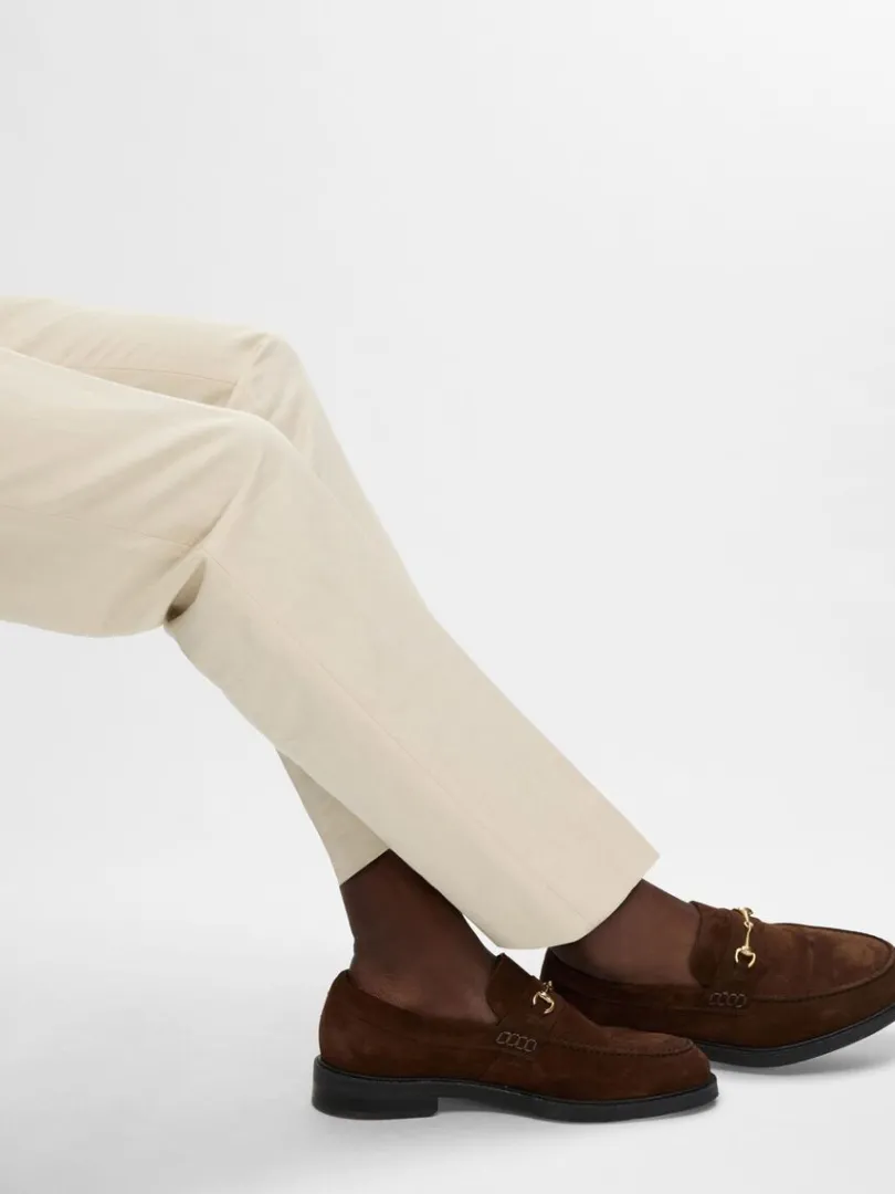 straight_fit_bukser_3-7.webp Bukser | Jakkesæt & Blazers>SELECTED STRAIGHT FIT BUKSER Beige