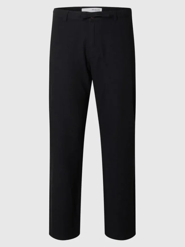 Bukser>SELECTED STRAIGHT FIT BUKSER Black
